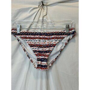 Shoshanna Swimwear‎ NWT Medium Red White Blue Bikini Bottom
